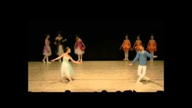 Pepeljuga, insert 6, kadar iz snimka učenika škole La Sylphide